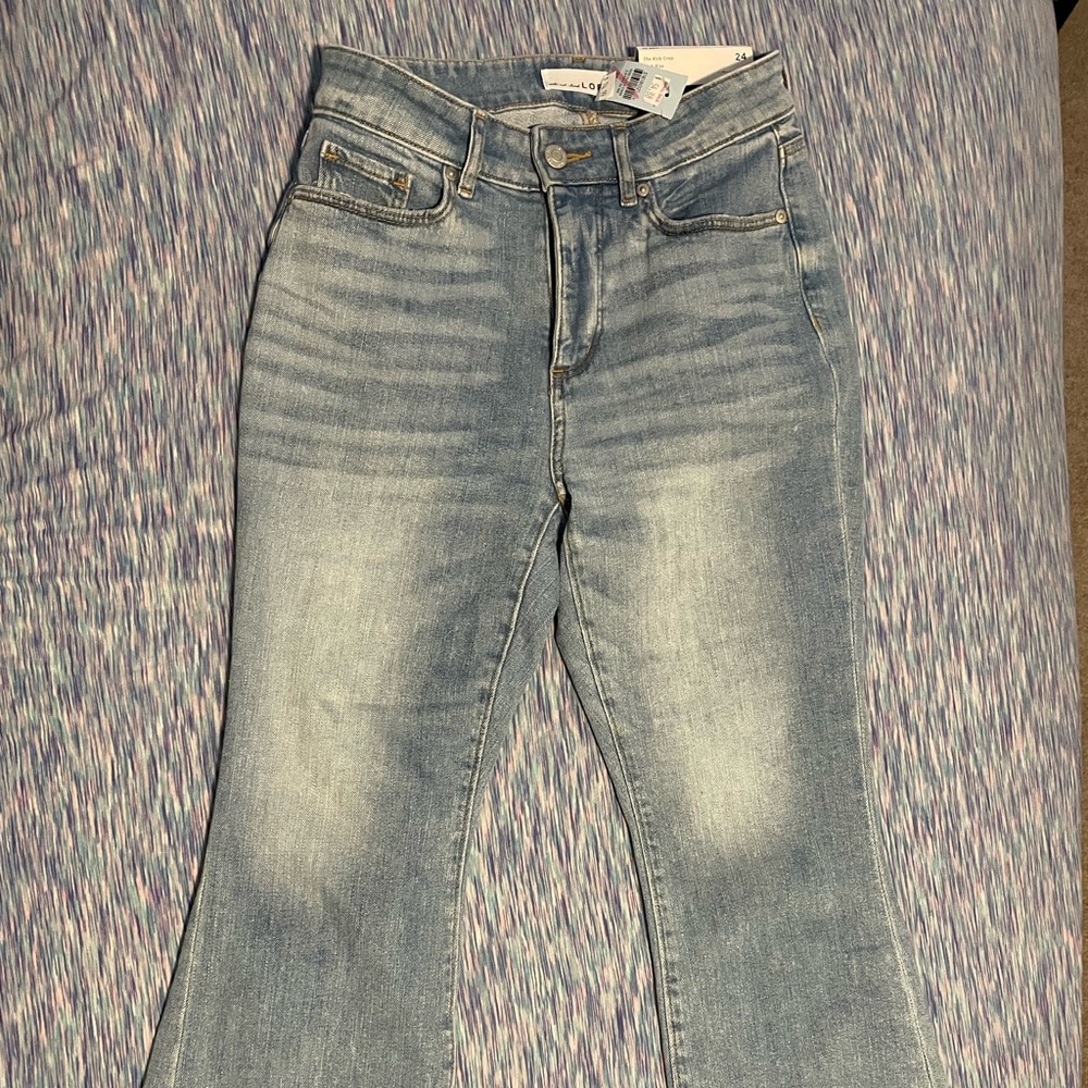 LOFT NWT flare crop jeans